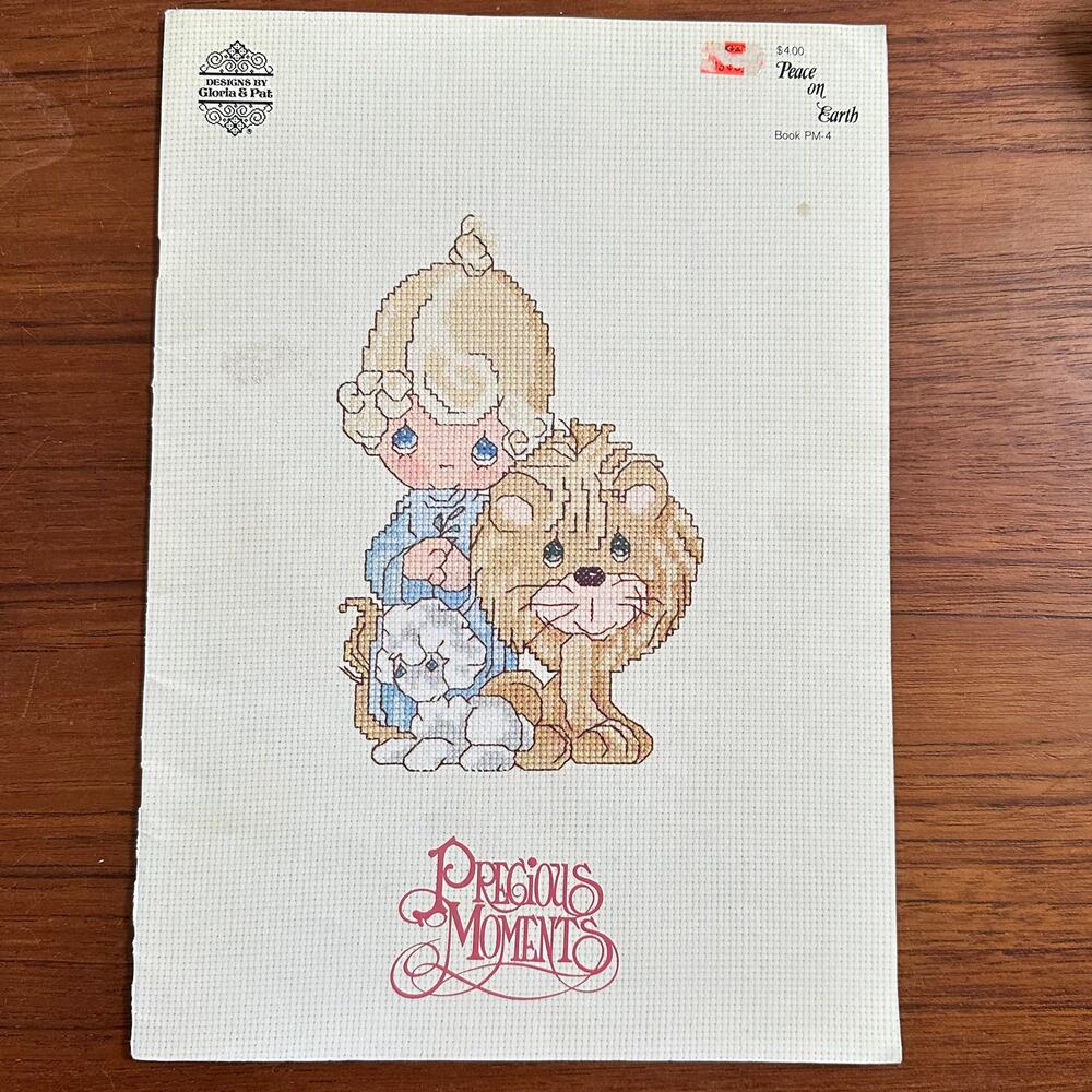 Precious Moments Peace on Earth Cross Stitch Pattern Book